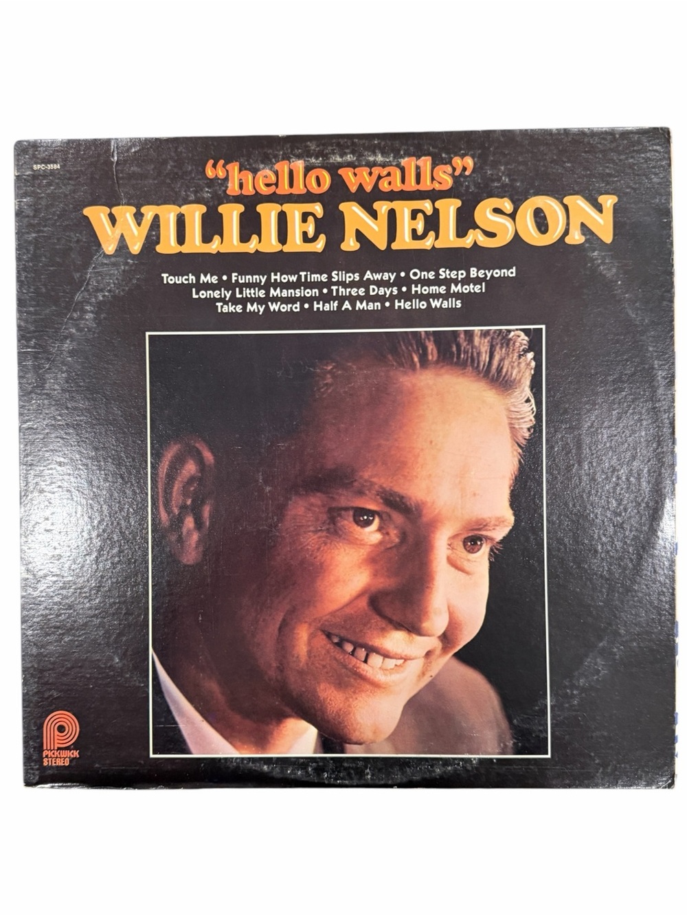 Willie Nelson Hello Walls Vintage Vinyl LP 1974 Pickwick SPC-3584 Stereo 12"